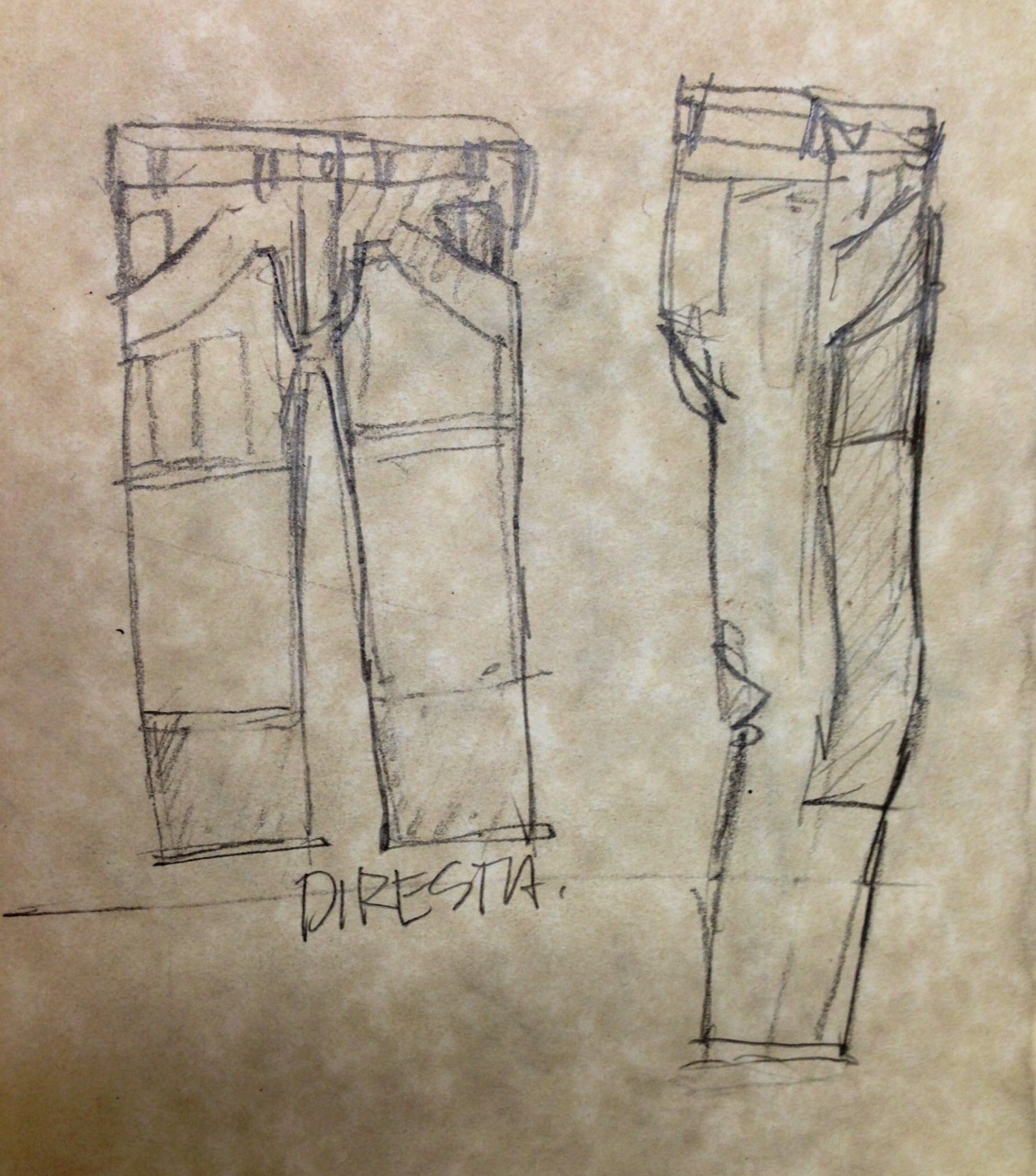 DiResta: Leather Pants